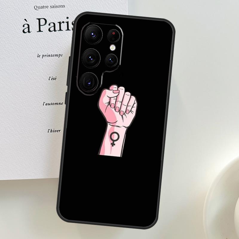 Feminist Girl Power Women Case For Samsung Galaxy S26 Ultra S25 S24 S23 S22 S21 S10 Plus S20 FE S25 Ultra Phone Cover