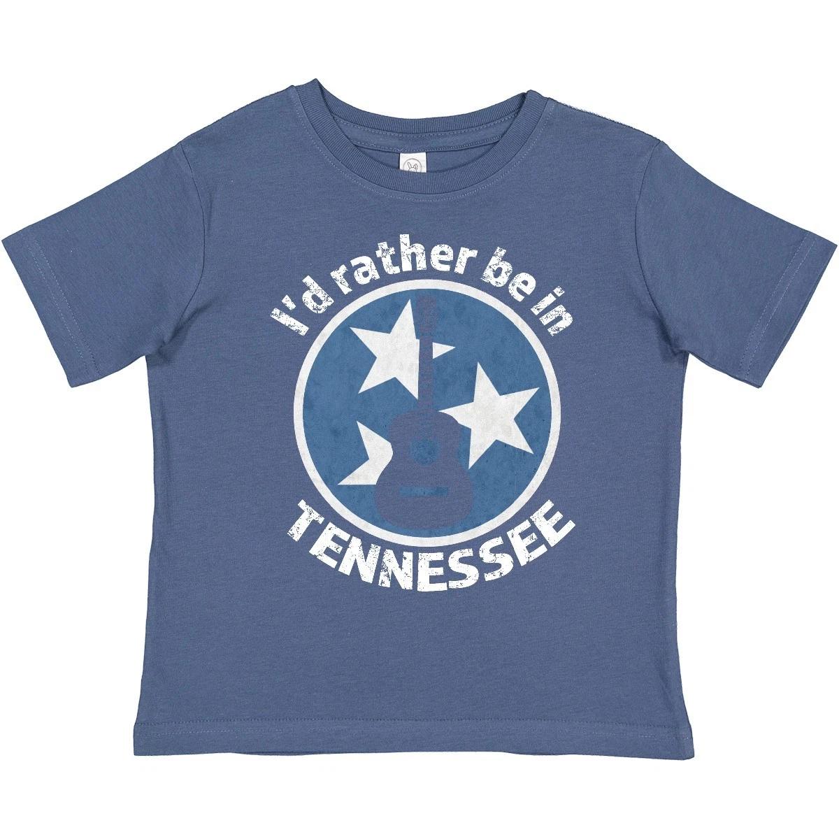 Inktastic I d Rather Be In Tennessee Toddler T-Shirt State Knoxville Nashville 100