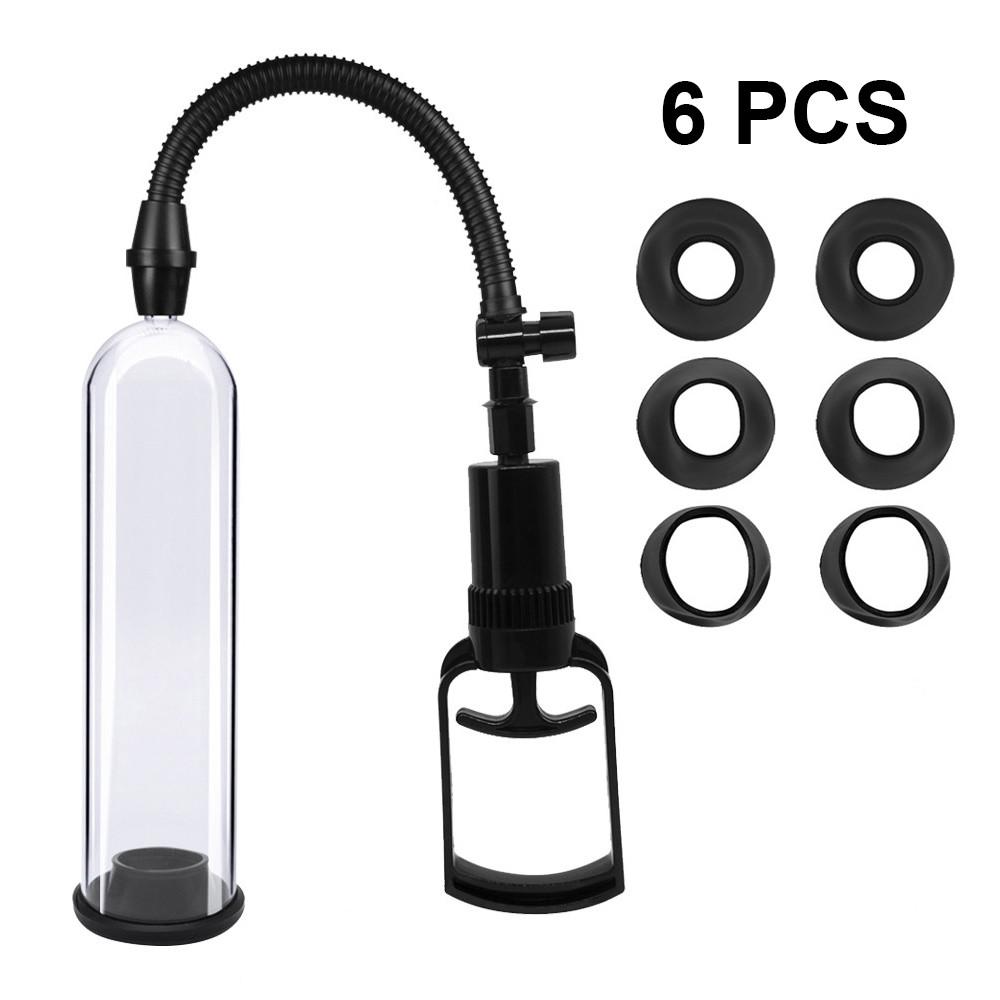 Penis Pump Sex Tools For Man Manual Penis Vacuum Pump Sex Toys Penile Extension Trainer Adult Goods Male Masturbation Sexy