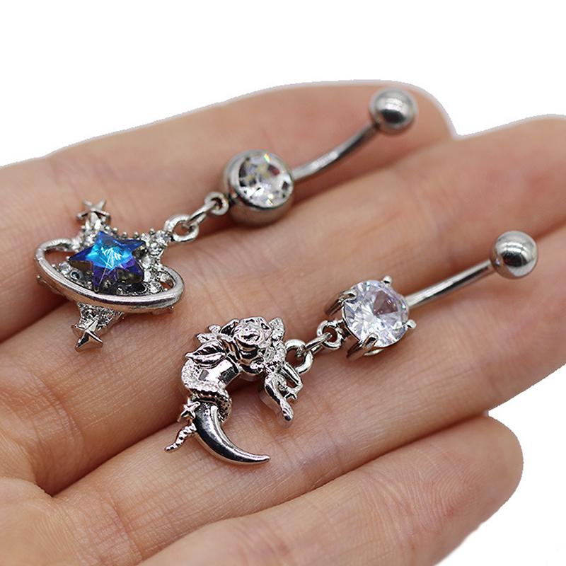 Anneau de nombril Tempérament Délicat Pour Femmes Filles Tendance Papillon Sexy Anneaux de Nombril Bijoux Piercing Corporel Cadeaux