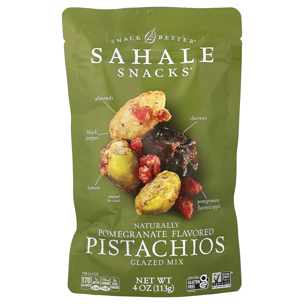 Sahale Snacks Snack Better Pomegranate Pistachio Glazed Mix, 4 oz (113 g)
