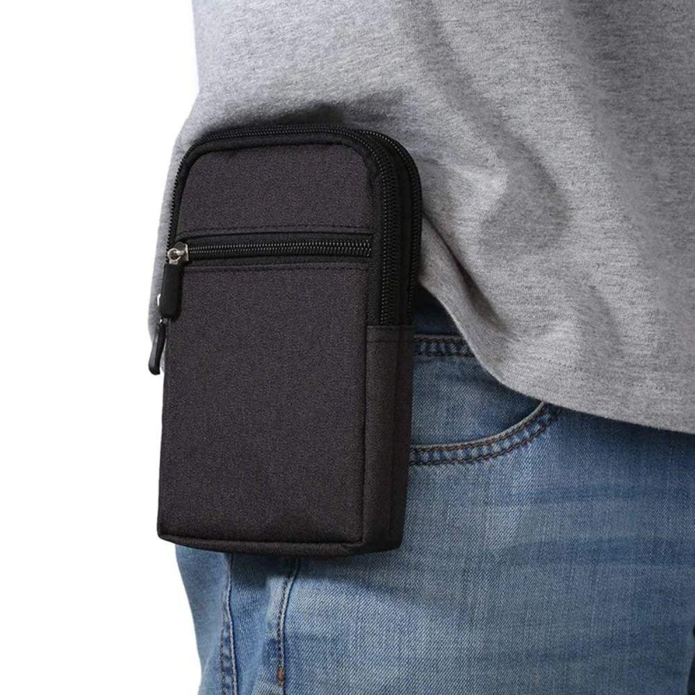 Carrying Case Cell Phone Case Three Layers Mobile Phone Waist Packs  Hiking Climbing