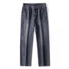 New Spring and Summer Jeans Workwear Trendy Loose Straight High Street American Men's Teenagers