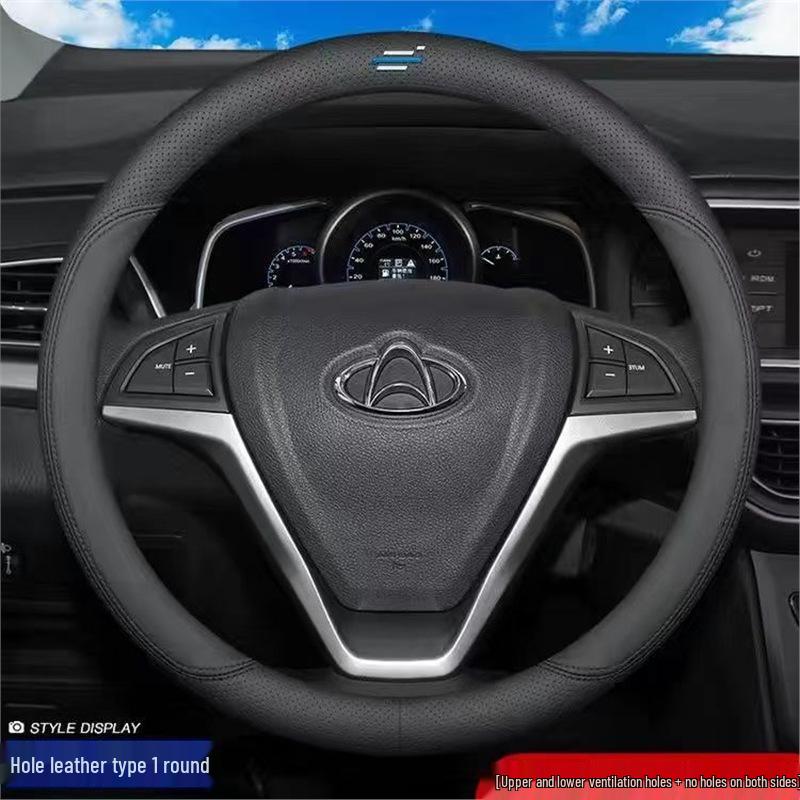Changan Oshan Genuine Leather Steering Wheel Cover for X5, X7, A600, Cosai Pro, Cosai 3