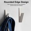 Wall Hook Y Shaped Metal Clothes Hooks Universal Use for Wardrobe Bathroom Kitchen Door Entryway Matte Brushed