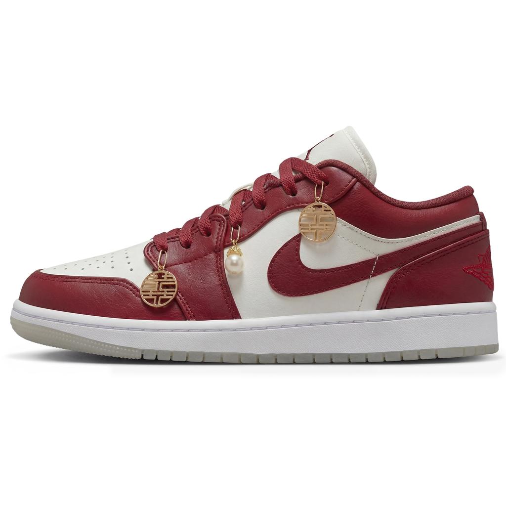 Jordan Air Jordan 1 Blissful Union, Formal Wear, Wedding Shoes Slip Resistant, Abrasion Resistant, Lightweight Low top 553560-133(Team210-S-BOX)