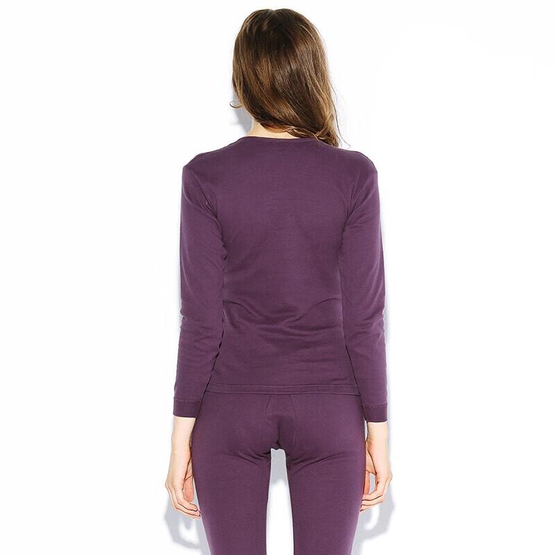 Women's Pure Cotton Round Neck Thermal Underwear Set K078