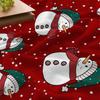Cartoon Christmas Snowman Printed Blanket for Sofa Travel Camping Living Room Office Conditioning Blanket for All Seasons Gifts
