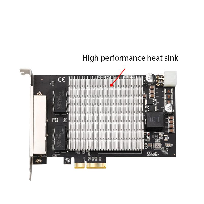 Network Adapter Industrial Grade RJ45 LAN Adapter PCIE To Ethernet POE Network Card Gigabit PCI-E Lan Card Ethernet Splitter Adapter 2.5G Dock Station