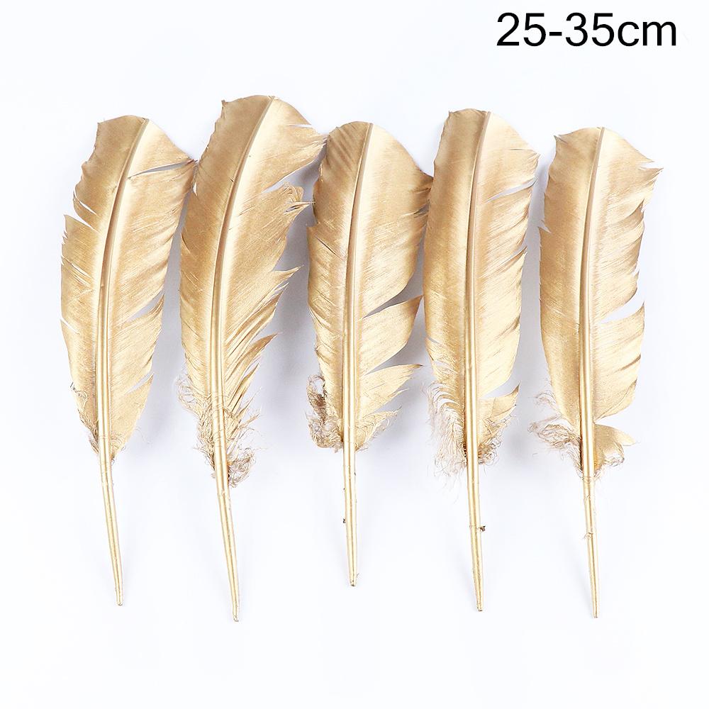 Black Gold Natural Goose Feathers For Needlework Dream Catcher Feather Crafts Jewelry Accessories Diy Decoration
