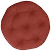 Hanging Chair Cushion VIANEN 100percent  Polyester Red Ø 40 x 10 cm
