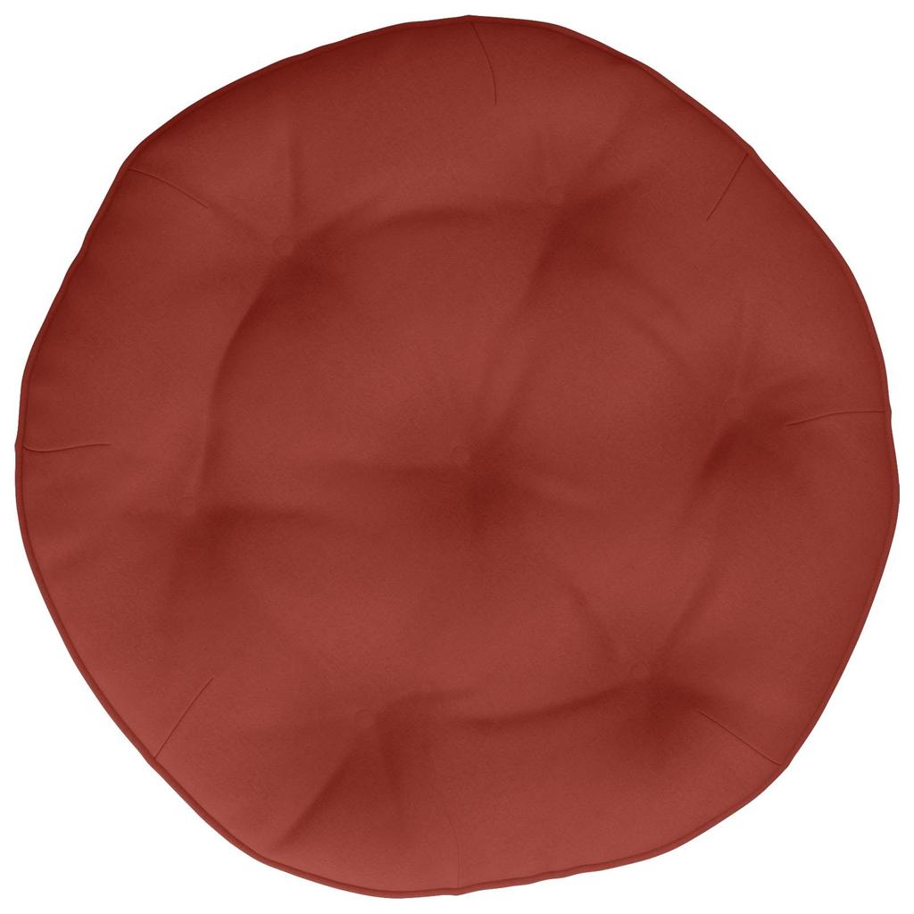 Hanging Chair Cushion VIANEN 100percent  Polyester Red Ø 40 x 10 cm