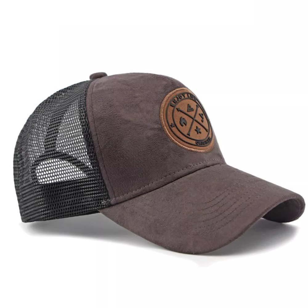 Hollow Out Men Baseball Hat Adjustable Women Sunshade Hat Lightweight Mesh Peaked Cap  Outdoor