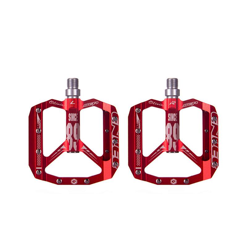 1pair  Bicycle Pedal Anti-slip Ultralight Aluminum Alloy MTB Mountain Bike Pedal Sealed Bearing Pedals Bicycle Accessories Parts