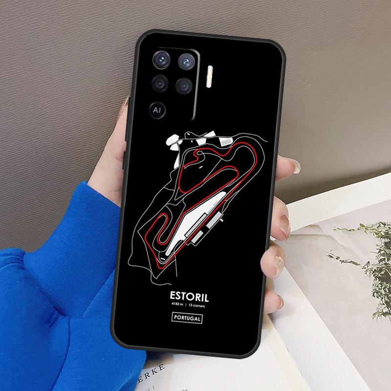 

Racing Circuit Case For Oppo A77 A57 A17 A60 A80 A40 A74 A54 A94 A78 A98 A18 A38 A58 A96 A76 A16 A15 A5 Pro OPPO A79 5G