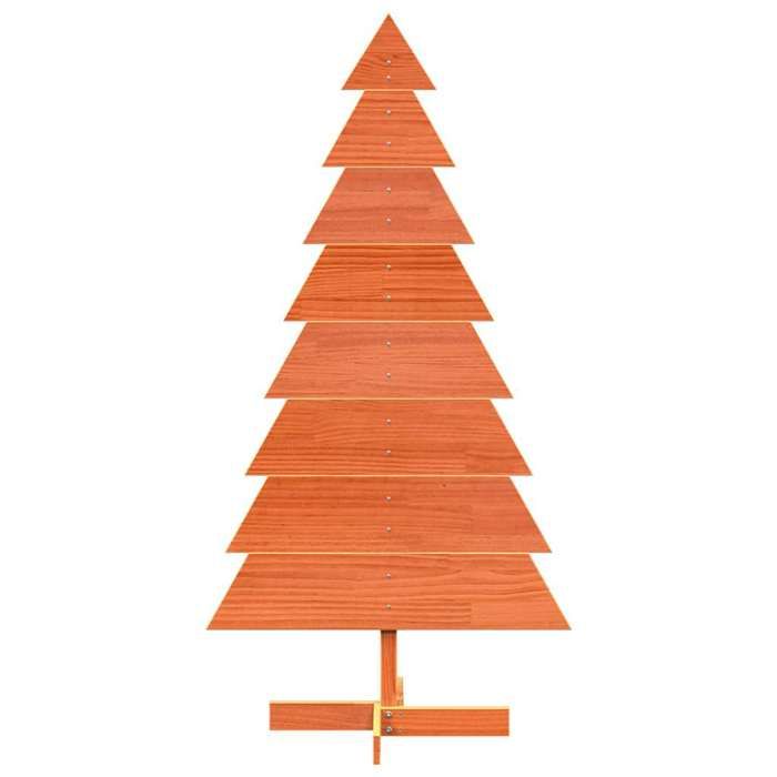 Christmas Tree - vidaXL - 150 Cm - Solid Wood - Brown - Indoor