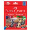 Colored Pencil 48 115858 Faber-Castell Oil-Based Set, Colors,