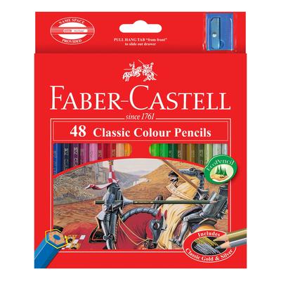 Colored Pencil 48 115858 Faber-Castell Oil-Based Set, Colors,