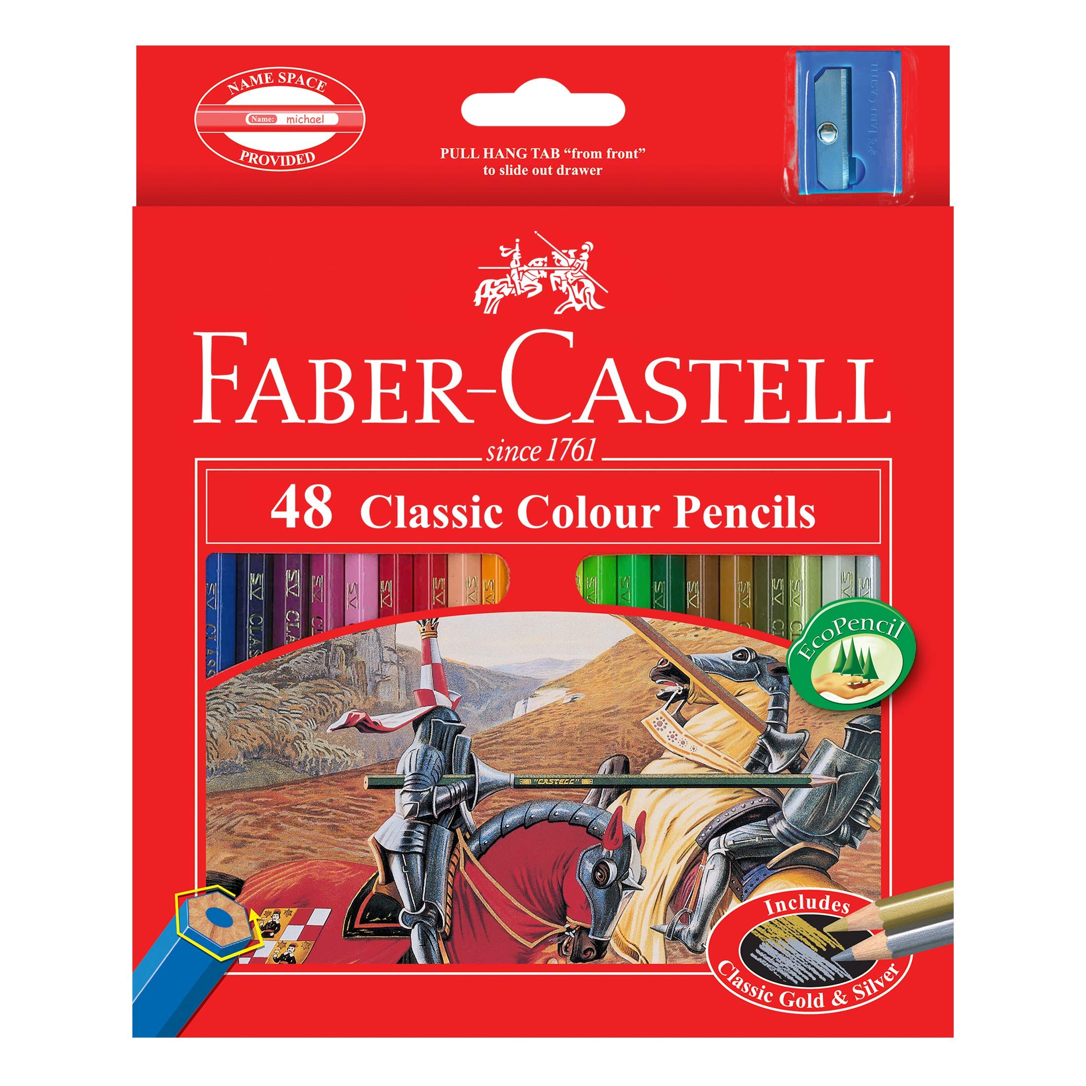 

Набор цветных карандашей на масляной основе Faber-Castell, 48 цветов, 115858 (Параллельный импорт)