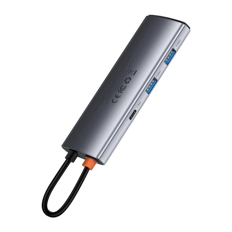 Adapter 7W1 Baseus Hub Usb-C Na 2X Usb 3.0 + Hdmi + Usb-C Pd