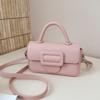 Korean Style Mini Flap Handbag Women Litchi Pattern PU Leather Top Handle Crossbody Bag Fashi Small Shoulder