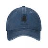 Berretti da Baseball Forward Observations Group Casual in Denim Usurato Lavato Falce Fauchard Berretto da Sole Unisex per Allenamenti all'Aperto Cappello