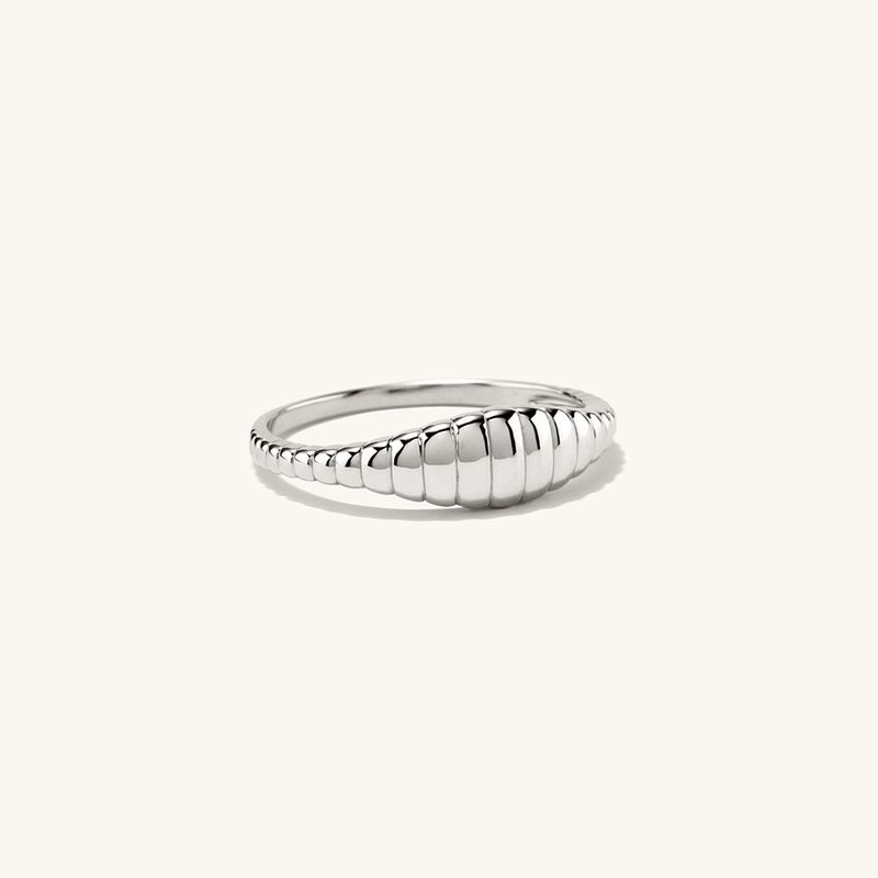 Emanco Fashion Female Curved Gold Titanium Steel Ring Steel Color Us5+49Mm