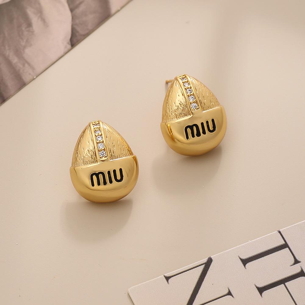 

Элегантные серьги-пусеты геометрической формы с буквами, с иглой из серебра 925 пробы, высококачественная медь с золотым покрытием, универсальная модная бижутерия