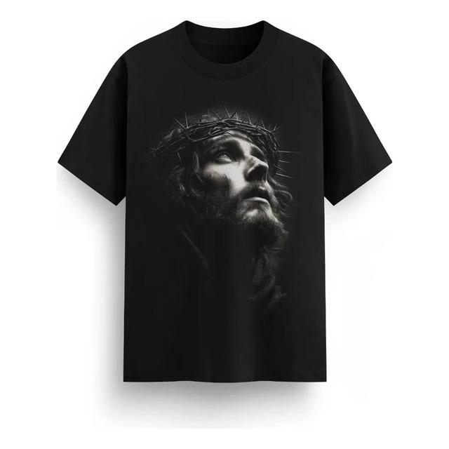 T-shirt with Religious Faith Print of Jesus Christ XXXL