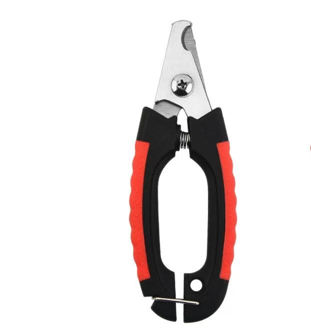 

Профессиональные машинки для стрижки ногтей для собак с замком, ножницы для стрижки животных, кошек 12.6cm красный