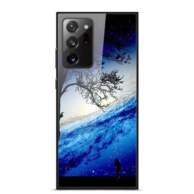 Glass Case For Samsung Galaxy S21 Note 20 Ultra Case Tempered Glass Back Cover For Samsung Note 20 S21 Ultra Case S21 S 21 Case