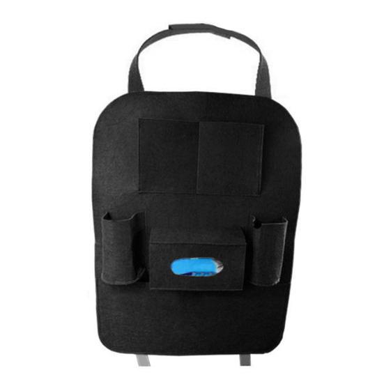 Multi-functional Chair Back Seat Car Hanging Storage Bag Anti-kick Pockets