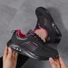 Fashion Women Running Shoes for Gym Waterproof Black Sneakers Sports Chunky Platform Fashion Autumn Non-slip Casual Ladies Fitness Walki