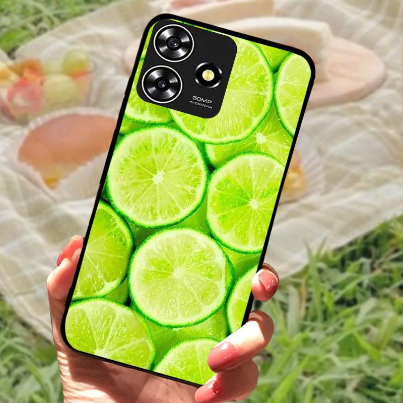 Für ZTE Blade V50 Smart Case Hülle Silikon Weich Marmor Schwarz Bumper Funda Coque für ZTE V50 Design 4G Schutz V50Smart