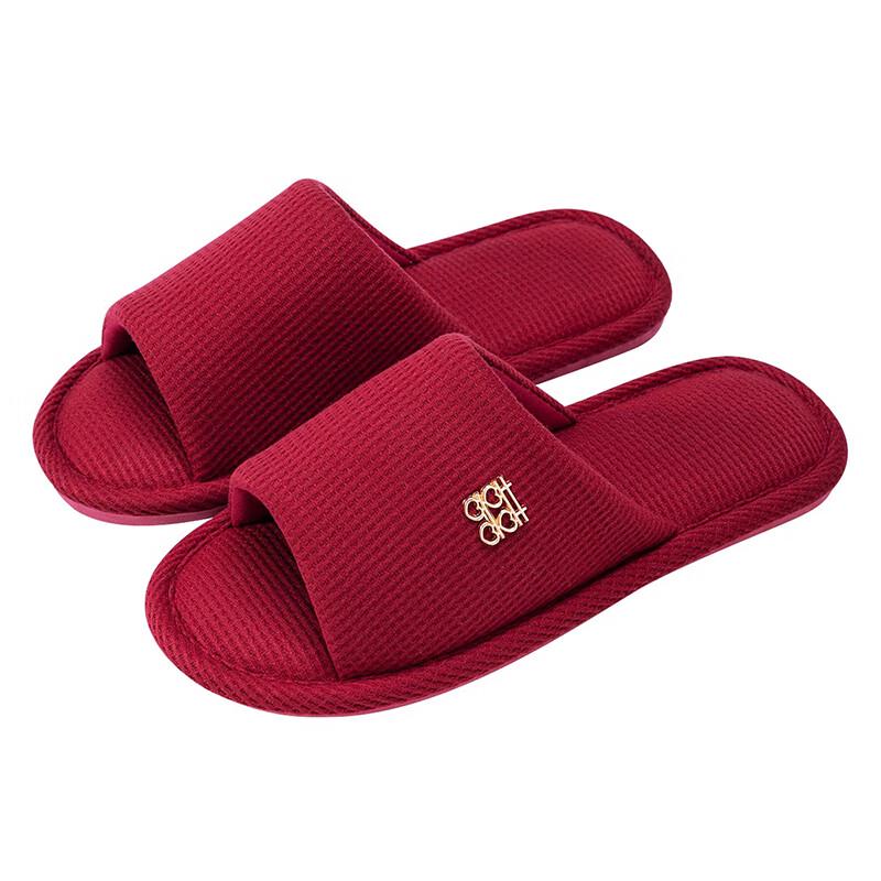 Wedding Couple Bow Slippers