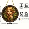 20Cm Acrylic Material Flat 2D Ornament, Pendant Decoration, Elegant Art Decoration, Suitable for Restaurants, Bars, Homes, Shops, Room Decoration