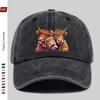 Pc ThreeHead Funny Cow Print Baseball Cap with Cartoon Animal Print Design Sun Hat Travel and Party Decorative Hat Multiple