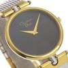 Dior Watches 3026 Silver blackDial Stainless Steel/Plated Gold Quartz Analog Display Women Used