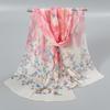 New Chiffon Printed Sun Protection Beach Scarf Scarf Thin Women's Versatile Chiffon Fresh Neck Scarf