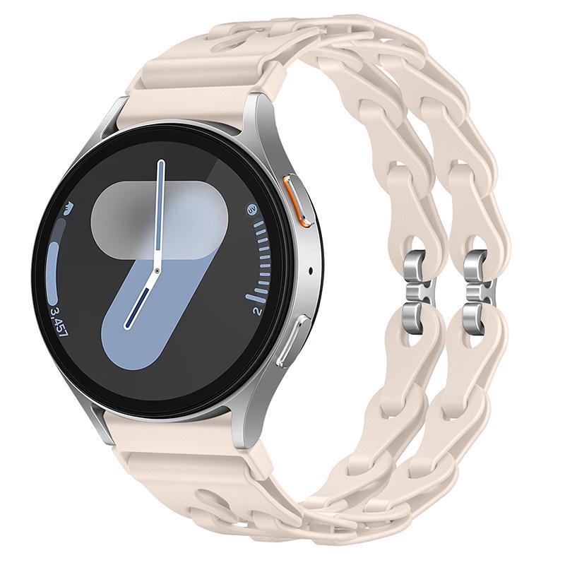 Fashion Hollow Silicone Strap for Samsung Watch7 & Huawei GT3 Pro
