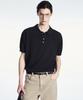Tienjiti Hard Twist Washable Polo Knit (Black) Tnsw6E201Bk