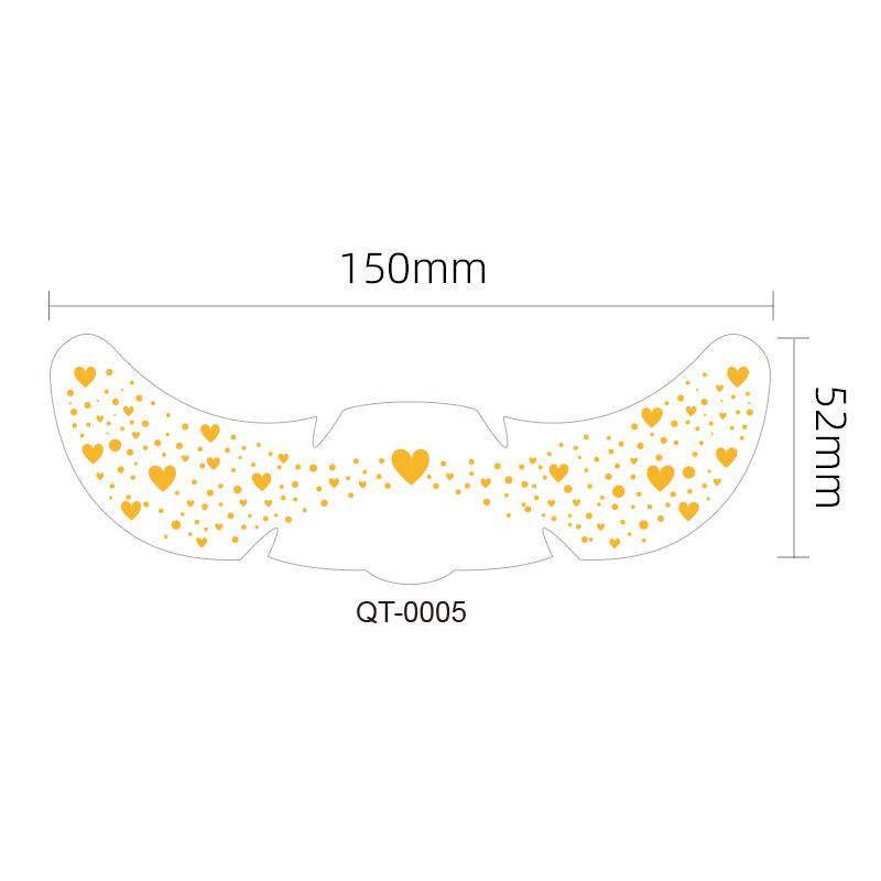 Cross Hot Stamping Tattoo Stickers: Waterproof Glitter Stars & Butterflies for Party Makeup & Stage Performance