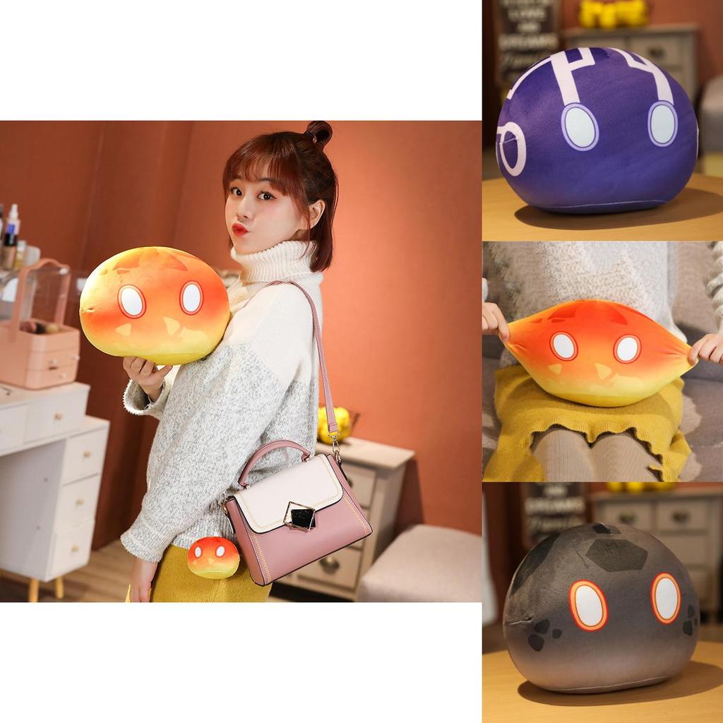 Genshin Impact Slime Theme Adorable Plush Dolls Perfect Kids Gift Cartoon Pillow