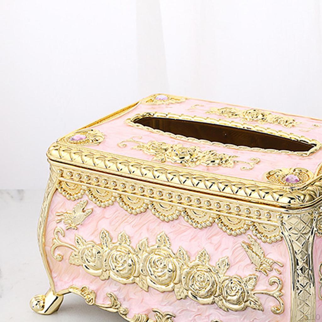 Acrylic Tissue Decor Elegant Design Luxury Napkin Organizer for Kitchen Bathroom Office Living Room