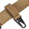 Belt Carabiner Key Chain Portable Detachable Dual Layer Heavy Duty Replacement Sticker Type Stylish Outside Keyring