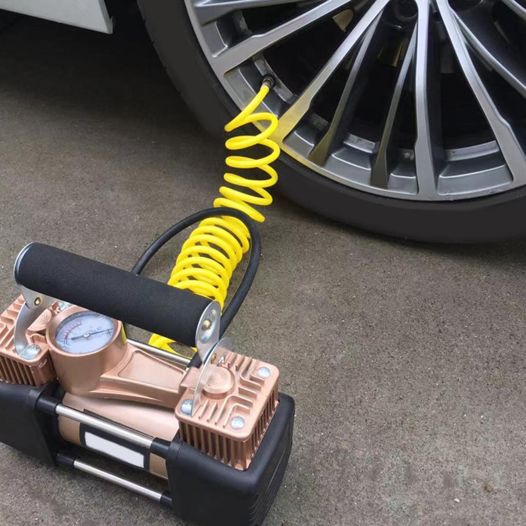 Tire Inflation Hose Universal Pump Extension Tube Heavy Duty Air Inflator Connector Flexible Tire Air Compressor Hose