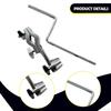 Cowbell Mount Holder Replacement Practice Tool Percussion Instruments Parts Aluminum Alloy