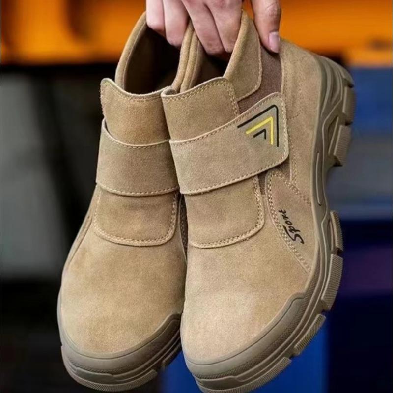 Lightweight, Wear-resistant, Breathable, Deodorant, Welder Site Work, Anti-smashing and Anti-piercing Labor Insurance Shoes
