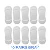 10 Pairs Women Invisible Sock Slippers Short Ankle Socks Set Fashion Ladies Woman Pack Solid Color Cotton Non-slip No Show Socks
