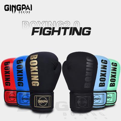 6/8/10/12oz Dětské Dospělé Profesionální Sanda Pěsti Kickboxerské Rukavice Tréninkové Pro Muže Ženy Thajský Box Pytle Muay Thai Rukavice T